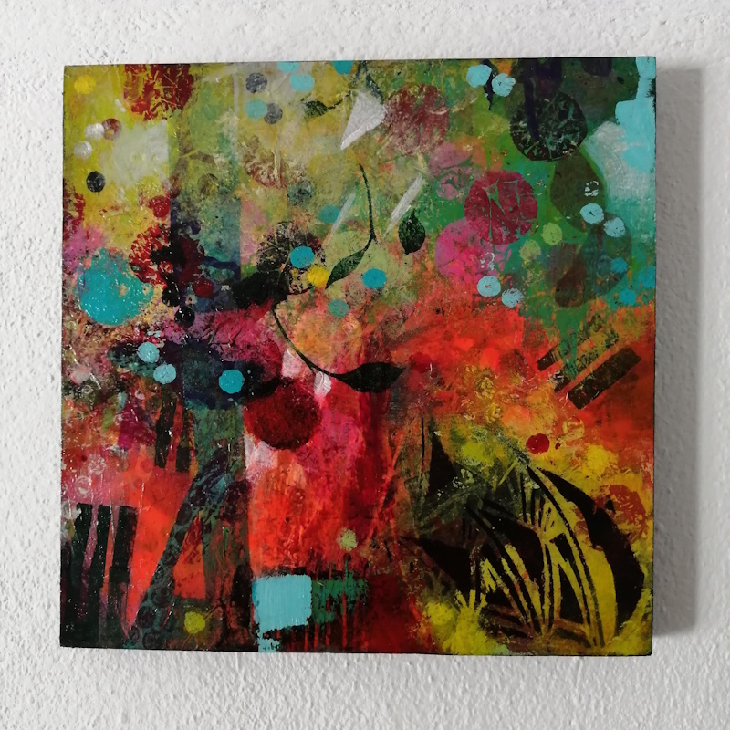 Mini bright abstract floral