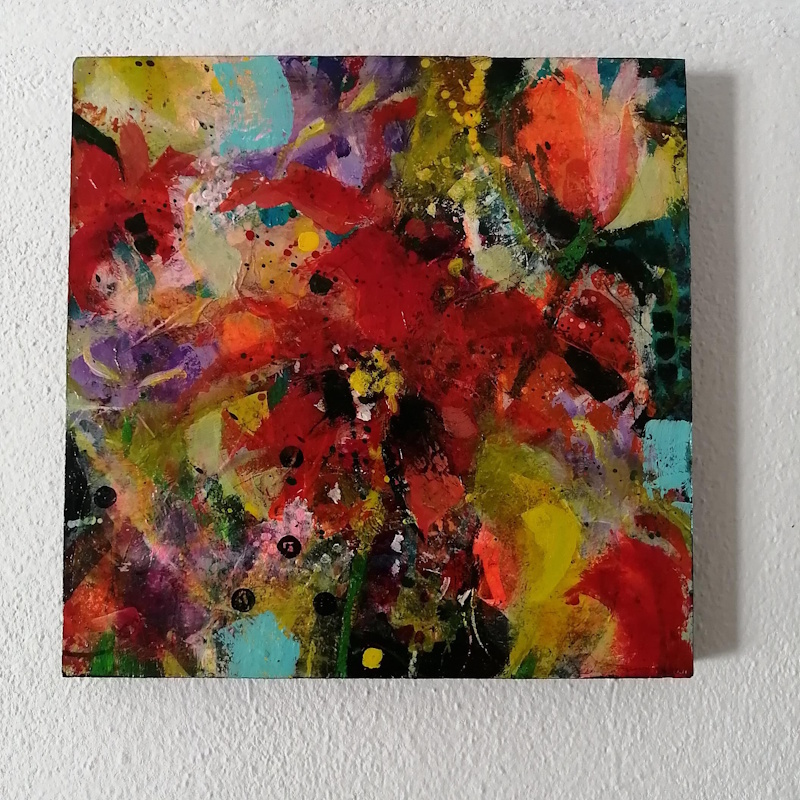 Mini bright abstract floral