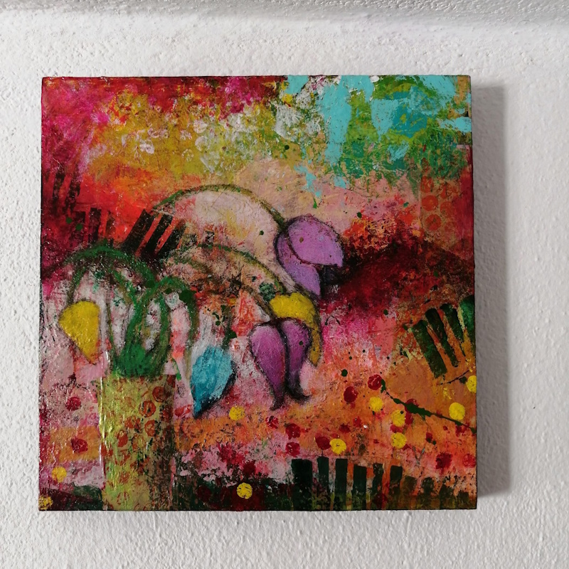 Mini bright abstract floral